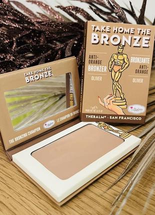 Оригінал thebalm take home the bronze anti-orange bronzer бронзер для обличчя oliver