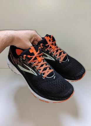 ❗️❗️❗️кроссовки для бега "brooks" ghost 11 black&amp; orange shoes for running1 фото