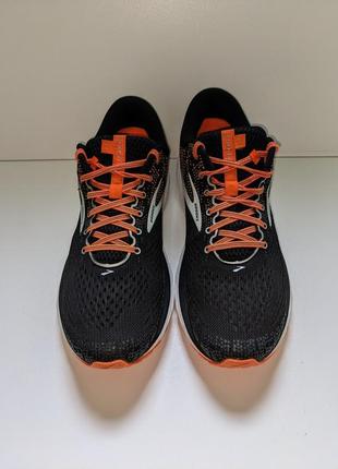 ❗️❗️❗️кроссовки для бега "brooks" ghost 11 black&amp; orange shoes for running6 фото