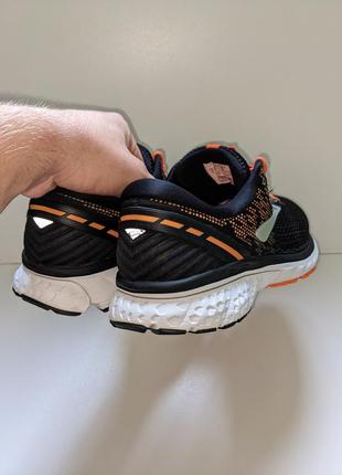 ❗️❗️❗️кроссовки для бега "brooks" ghost 11 black&amp; orange shoes for running7 фото
