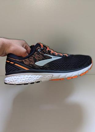 ❗️❗️❗️кроссовки для бега "brooks" ghost 11 black&amp; orange shoes for running4 фото