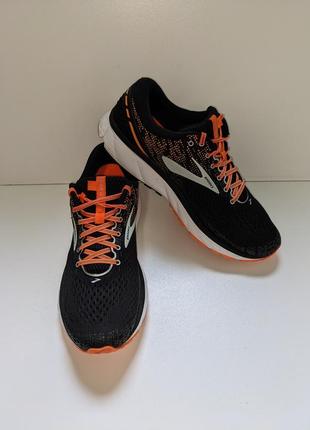❗️❗️❗️кроссовки для бега "brooks" ghost 11 black&amp; orange shoes for running8 фото