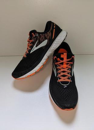 ❗️❗️❗️кроссовки для бега "brooks" ghost 11 black&amp; orange shoes for running2 фото
