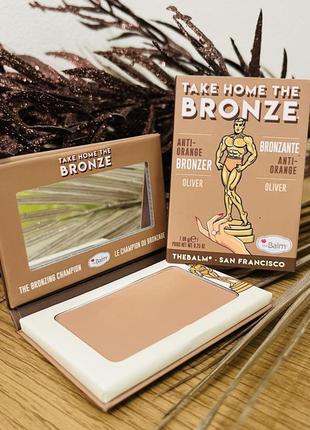 Оригінал thebalm take home the bronze anti-orange bronzer бронзер для обличчя thomas