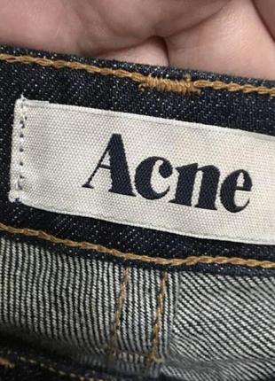 Брендові  темно сині джинси acne6 фото