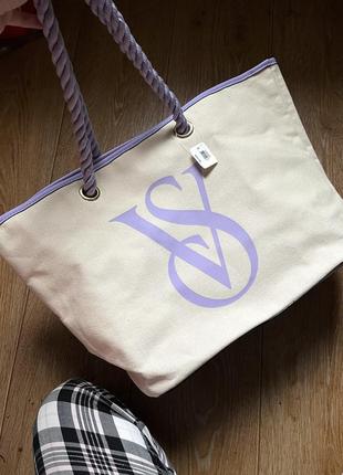 Тоут сумка шопер victoria’s secret пляжна сумка1 фото