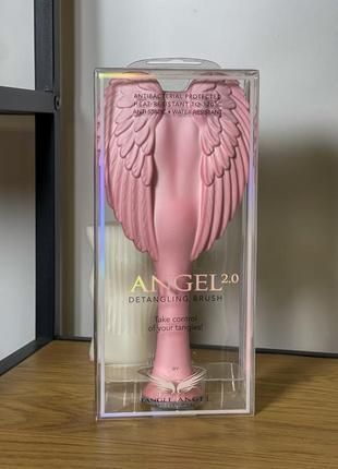 Щетка для волос tangle angel 2.0 soft touch pink1 фото