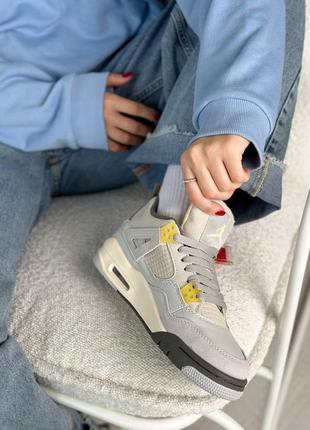 Nike air jordan 4 retro кроссовки9 фото