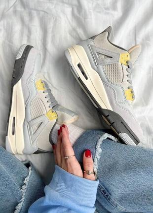 Nike air jordan 4 retro кроссовки10 фото