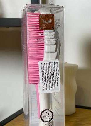 Щетка для волос tangle angel 2.0 gloss white pink3 фото