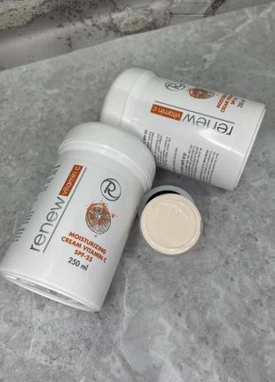 🤍renew крем антиоксидант с активным витамином с для лица vitamin c moisturizing cream spf-25 ❕разлив❕2 фото