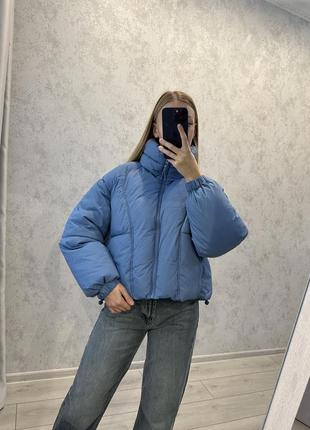 Пуффер зимний zara