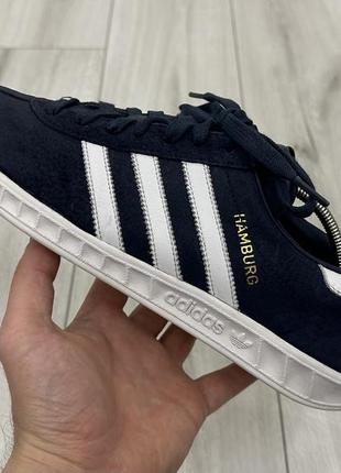 Мужские кроссовки adidas originals hamburg (27,5 см)8 фото