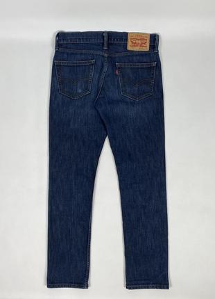 Джинсы levi’s 511 30/30 w30 l30 оригинал темно синие прямые мужские5 фото