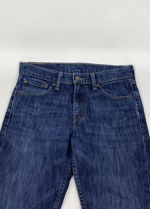 Джинсы levi’s 511 30/30 w30 l30 оригинал темно синие прямые мужские3 фото