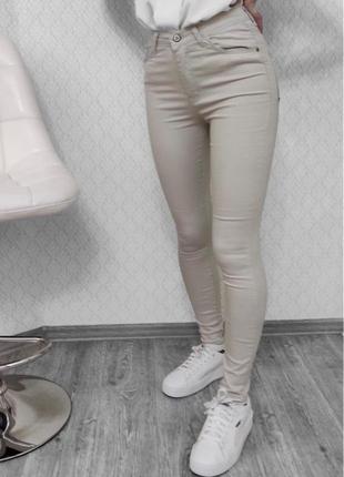 Джинси літні жіночі котонові  колір капучино розмір 26,27,28,29,301 фото