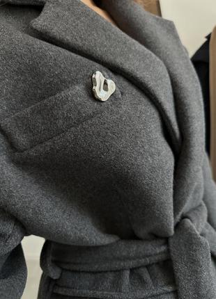 Длинное брендовое пальто из шерсти zara  massimo dutti guess mango1 фото