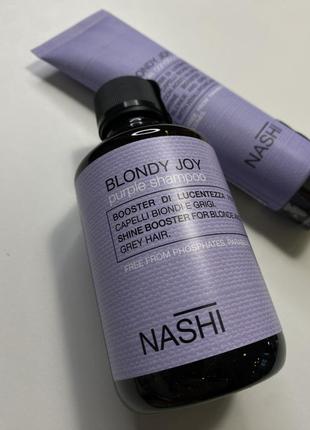 Nashi argan шампунь и кондиционер для блонда