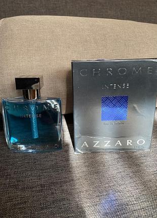 Azzaro chrome intense туалетна вода 50 мл, оригінал