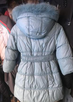 Зимнее пальто данило на девочку с мехом3 фото
