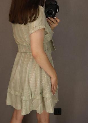 Нова сукня у фісташковому кольорі з бiркою3 фото