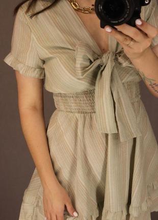 Нова сукня у фісташковому кольорі з бiркою7 фото