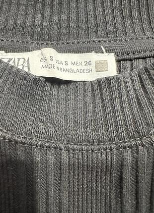 Майка топ в рубчик zara2 фото