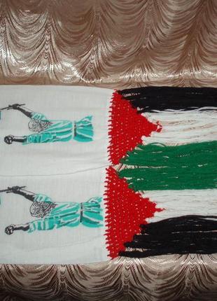 Новый шарф арафатка куфия 90-е гг палестина хлопок винтаж3 фото