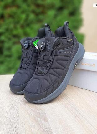 Зимние мужские кроссовки merrell moc ll black черного цвета термо1 фото