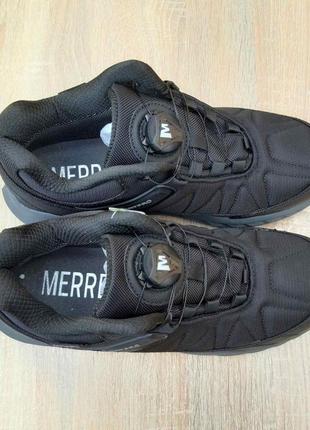 Зимние мужские кроссовки merrell moc ll black черного цвета термо4 фото