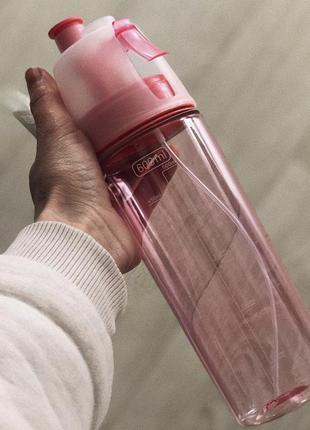 Пляшка для води рожева