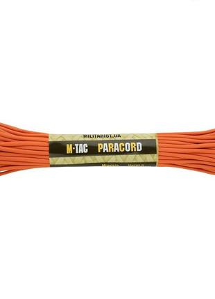 M-tac паракорд 550 type iii orange 15м