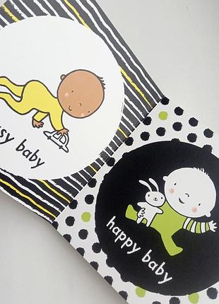 Usborne, контрастна книжечка, чорно-білі ілюстрації вік 0-4