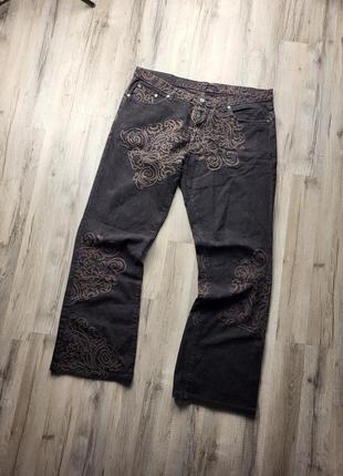 Коричневые джинсы ice jeans iceberg vintage