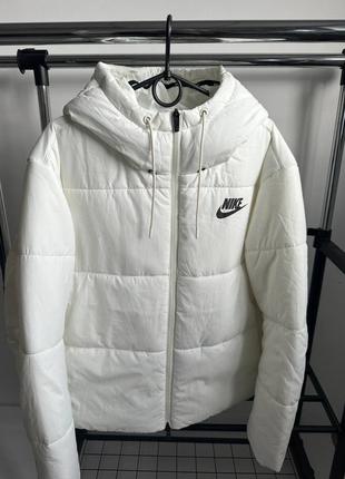 Куртка найк оригинал nike nsw syn fill jkt white белого цвета2 фото