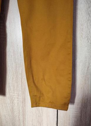 Стильные горчичные джинсы брюки брюки джеггинсы джеггибсы джинс размер 56-58-603 фото