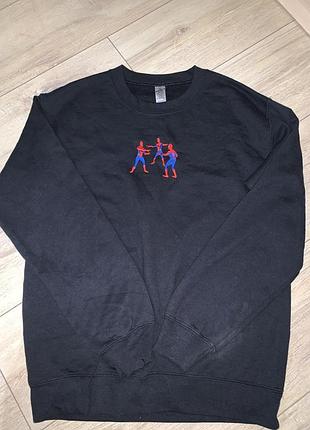 Spiderman худи кофта реглан унисекс свитшот