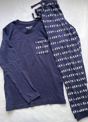 Нова бавовняна піжама для хлопчика на зріст 122 -128 сантиметрів pepperts