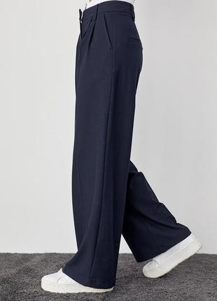 Женские брюки со стрелками и поясом на резинке4 фото