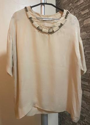 Вінтажна блуза  натурального шовку