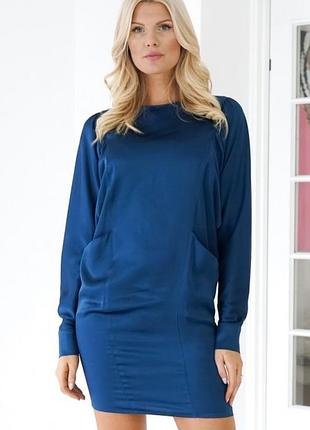 Платье с шелком twin set