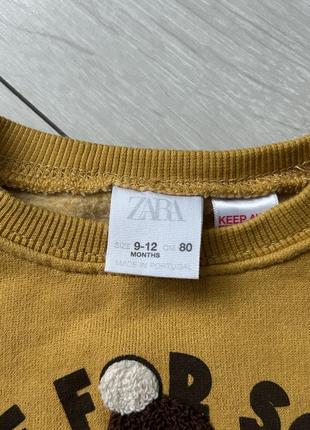 Гірчичний світшот zara5 фото