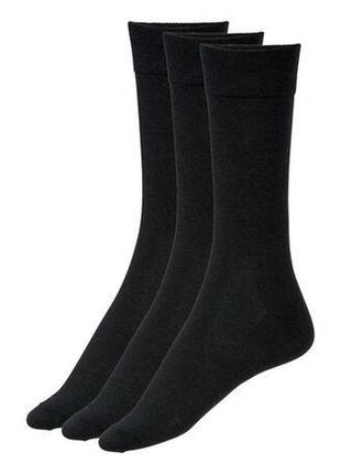 3 пары! набор! носки livergy германия черные плотные
размер: 43-46
