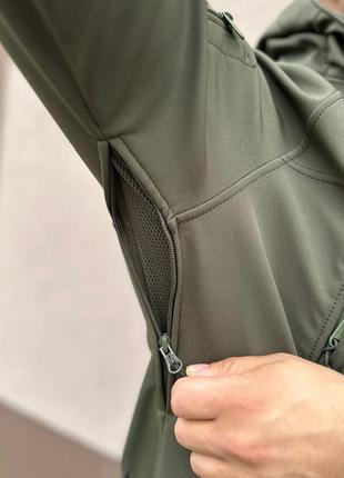 Тактическая куртка soft-shell «kraken» масло хаки софтшел военная нгу дпса5 фото