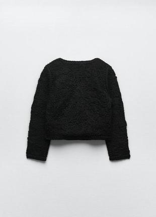 Теплый шерстяной костюм zara, черный жакет юбка миди зара с 36 м 38