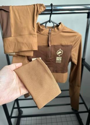 Легінси nike sportwear brown 🤎  афигенный комплект качество топовая nike is nike