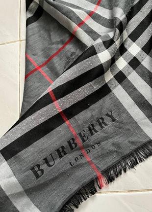 Большой шарф шаль burberry оригинал3 фото