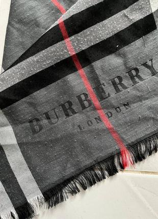 Большой шарф шаль burberry оригинал4 фото