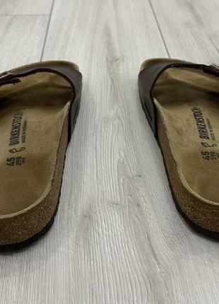 Удобные ортопедические тапки тапочки шлепки birkenstock madrid (29 см)4 фото