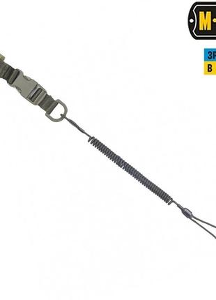 M-tac шнур страховочный lite комбинированый с d-кольцом и фастексом олива1 фото